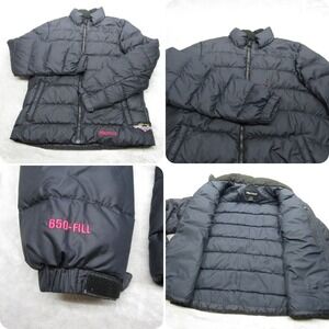 Marmot Jacket Womens Large Navy 650 Fill Down‎ Puffer Lightweight Pack Warm READ